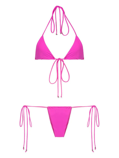  Amir Slama Halterneck Triangle Bikini - Pink 