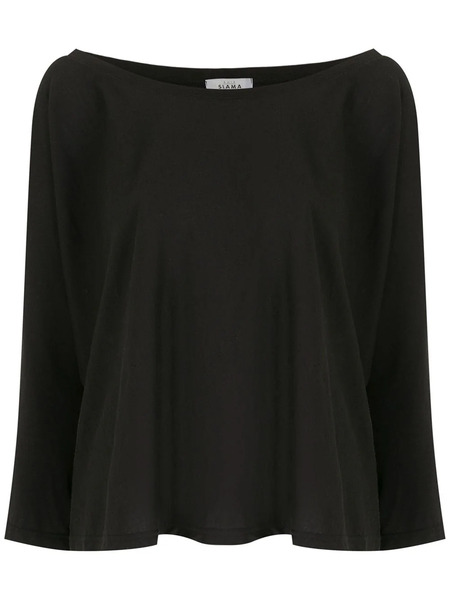  Amir Slama Long Sleeves Blouse - Black 