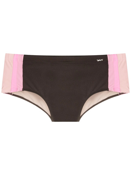  Amir Slama Low-rise Swim Trunks - Brown 