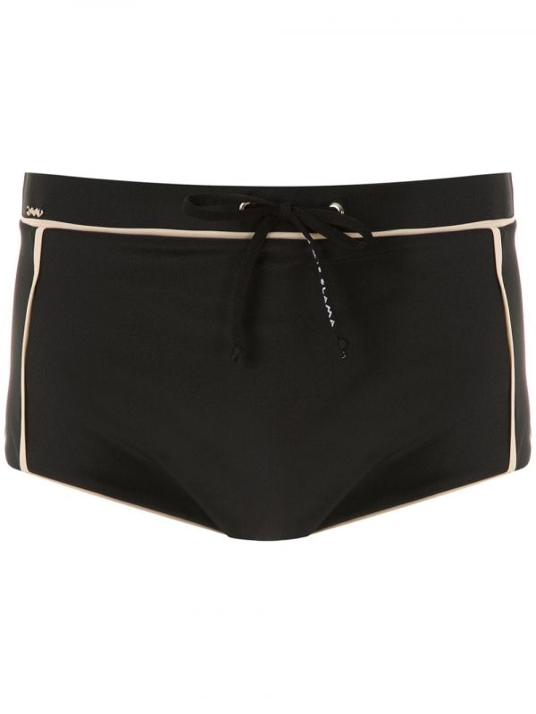  Amir Slama Plain Trunks - Black 