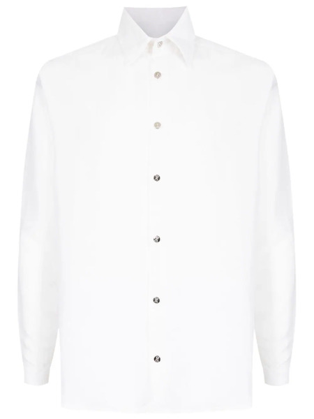 Amir Slama Poseidon-print Buttoned Shirt - White 