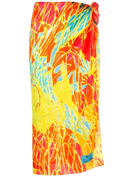  Amir Slama Printed Beach Skirt - Multicolour 
