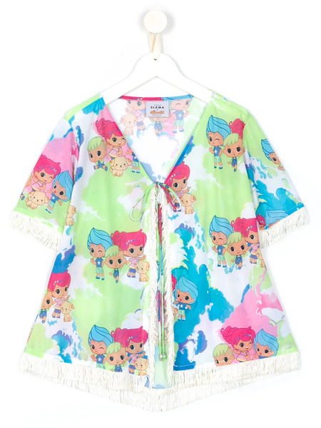  Amir Slama Printed Amir Slama + Chocolix Short Sleeves Dress - Multicolour 