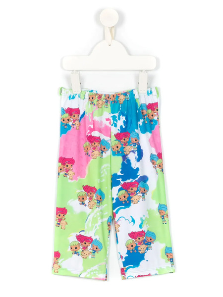  Amir Slama Printed Amir Slama + Chocolix Wide-leg Trousers - Multicolour 