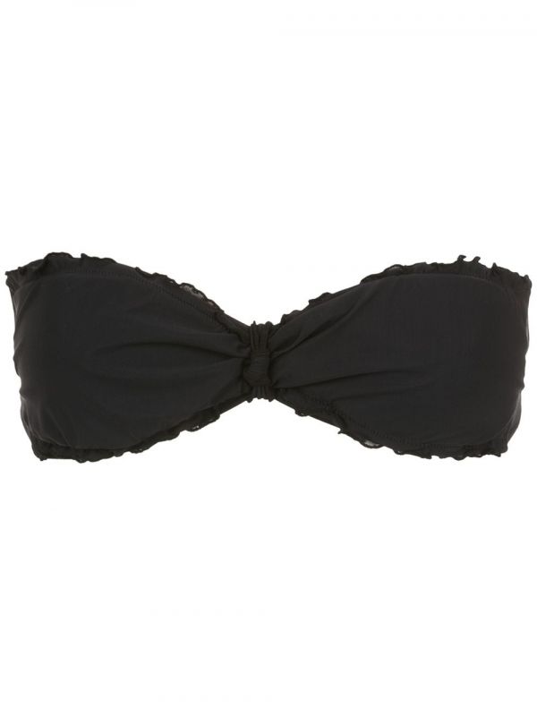  Amir Slama Sleeveless Bikini Top - Black 