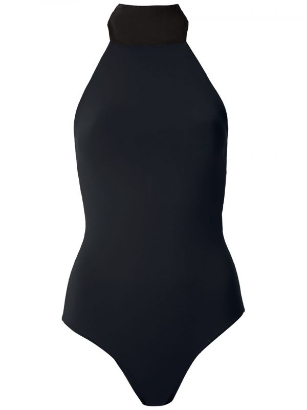  Amir Slama Sleeveless Body Top - Black 
