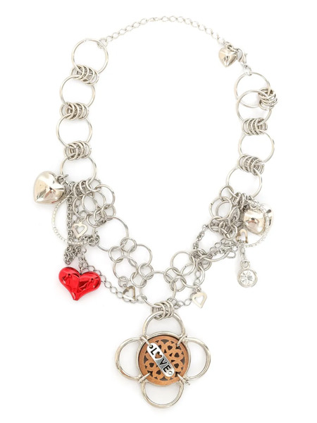  Amir Slama Statement-pendants Necklace - Silver 
