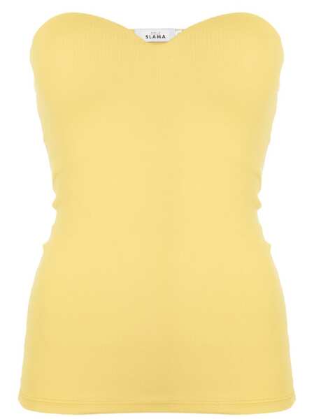  Amir Slama Strapless Tube Top - Yellow 