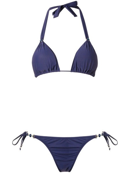  Amir Slama Triangle Bikini Set - Blue 
