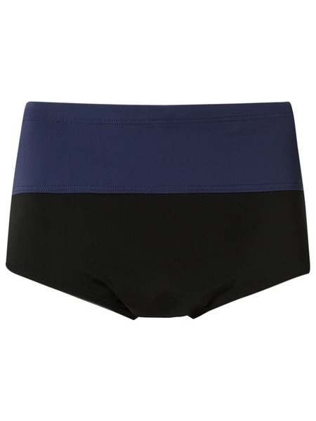  Amir Slama Two-tone Trunks - Black 