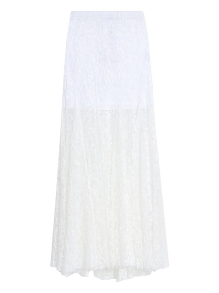  Amir Slama X Astrid Lace Maxi Skirt - White 
