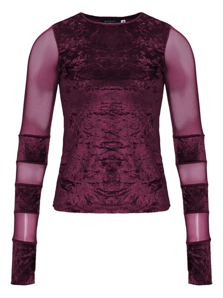  Amir Slama X Astrid Mesh-panel Top - Red 