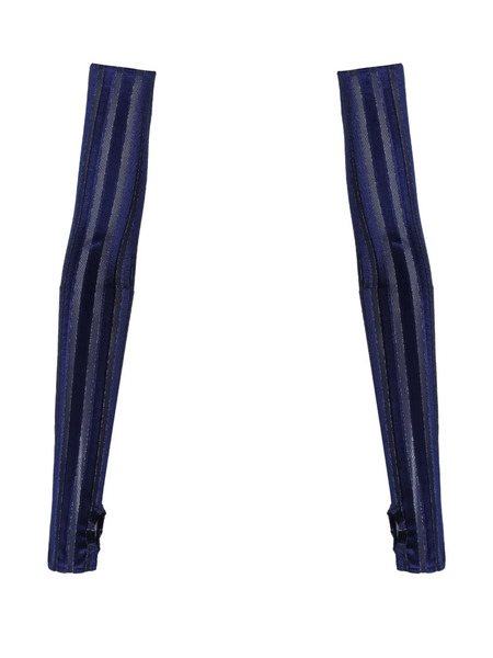  Amir Slama X Astrid Striped Gloves - Blue 
