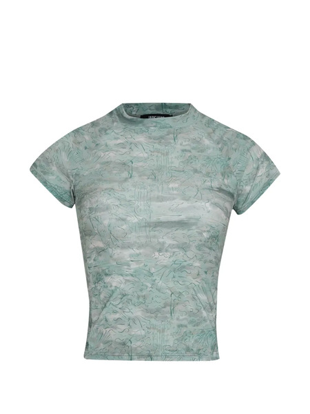  Amir Slama X Jade Picon Printed T-shirt - Green 