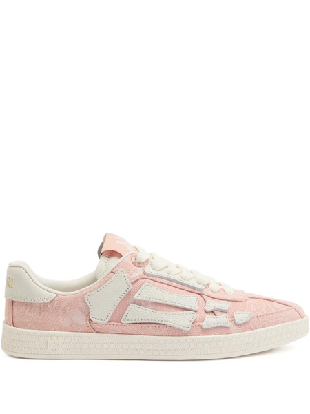  Amiri Bandana Denim Sneakers - Pink 