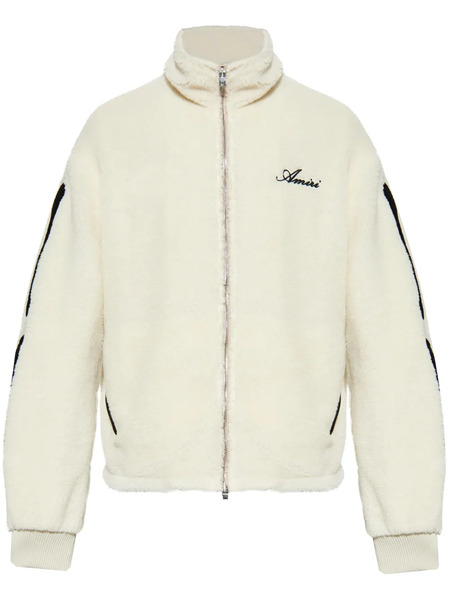  Amiri Bones Fleece Jacket - Neutrals 