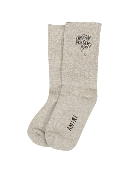  Amiri Cherub Socks - Grey 