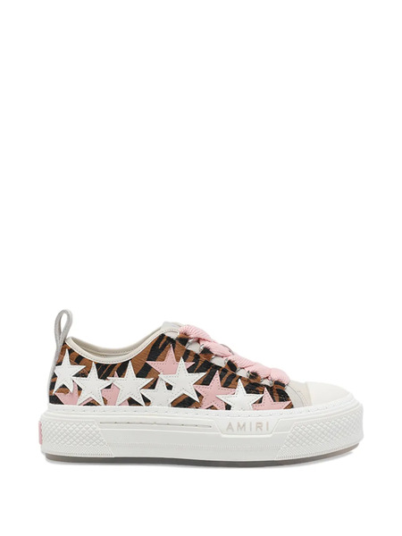  Amiri Court Low Zebra-print Sneakers - Brown 