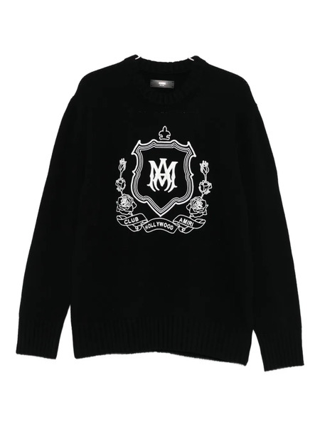  Amiri Crest-print Sweatshirt - Black 