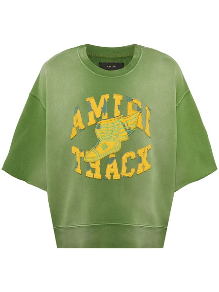  Amiri Crew-neck Short-sleeve Sweatshirt - Green 