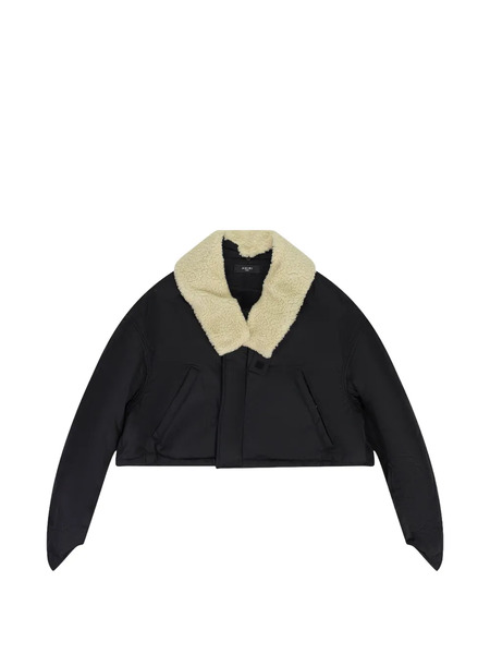 Amiri Cropped Jacket - Black 