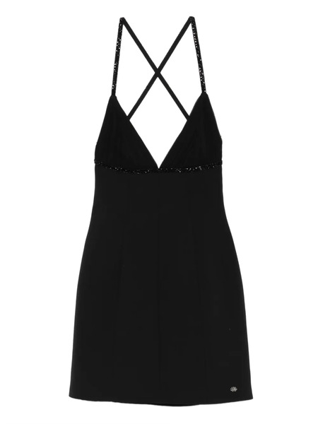  Amiri Crystal-embellished Mini Dress - Black 