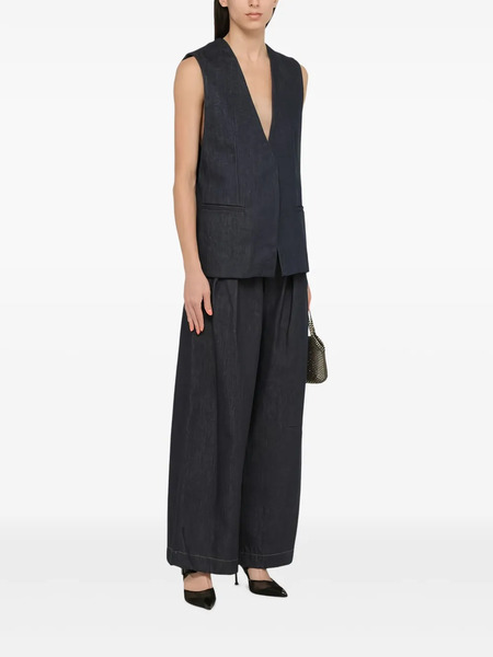  Amiri Denim Waistcoat - Black 