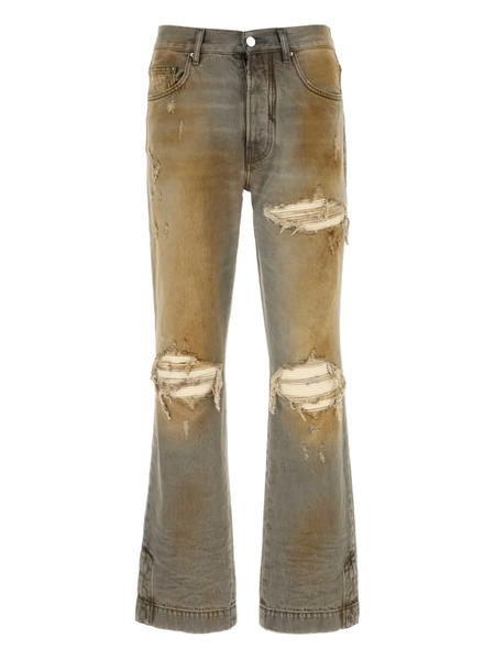  Amiri Distressed Denim Jeans - Grey 