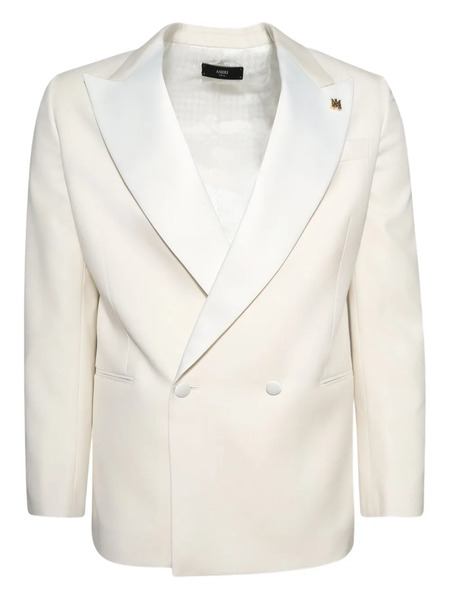  Amiri Double-breasted Peak-lapel Blazer - Neutrals 