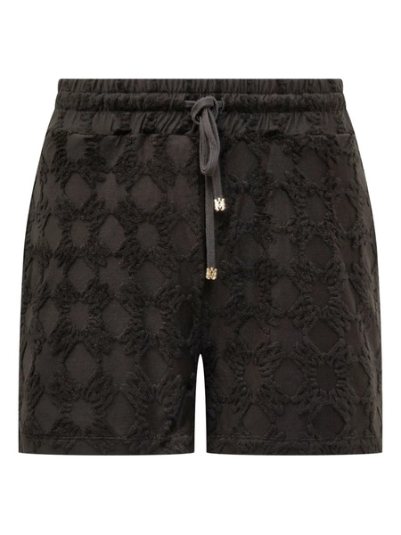  Amiri Drawstring Cotton-blend Shorts - Brown 