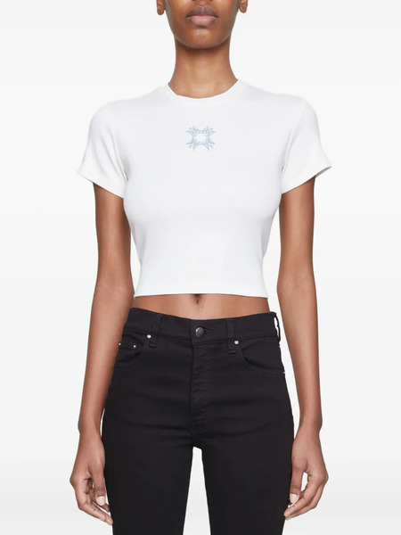  Amiri Embroidered Crew-neck T-shirt - White 