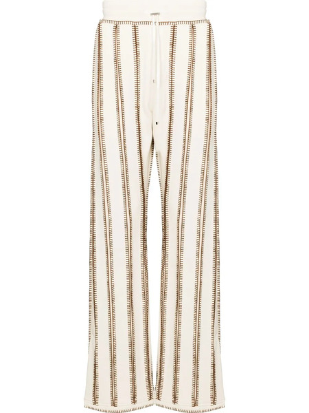  Amiri Flared Striped Track Pants - Neutrals 