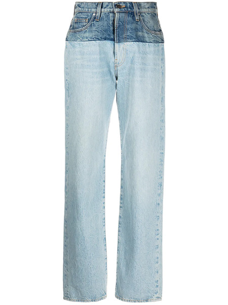  Amiri High-rise Straight-leg Jeans - Blue 
