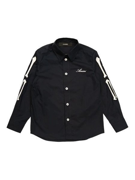  Amiri Kids Bone Appliqué Shirt - Black 