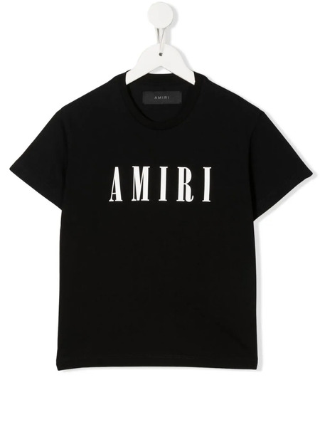 Amiri Kids Logo-print Short-sleeved T-shirt - Black 