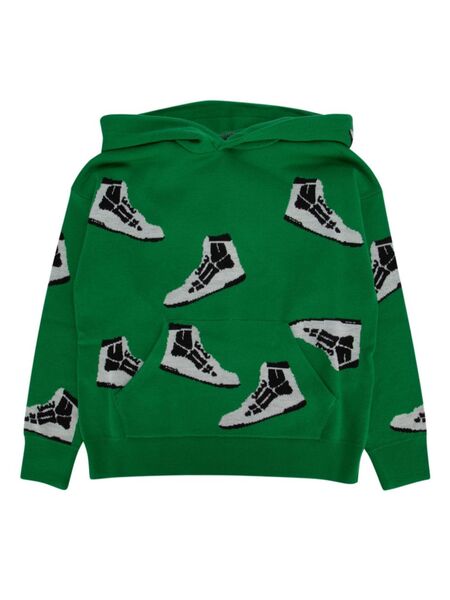  Amiri Kids Skel Hoodie - Green 