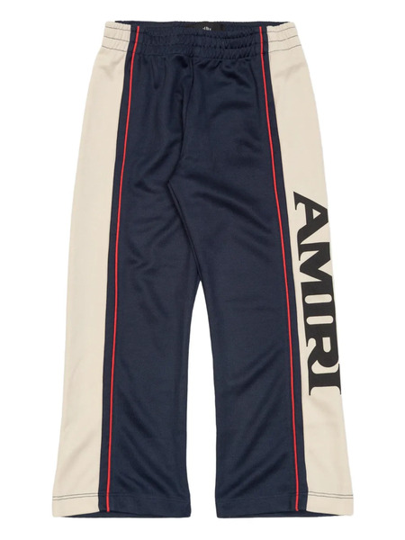  Amiri Kids Stripe Logo Track Pants - Blue 