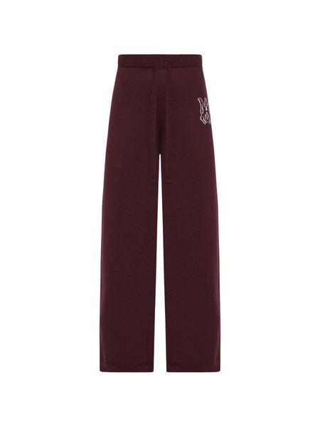  Amiri Logo Knit Trousers - Red 