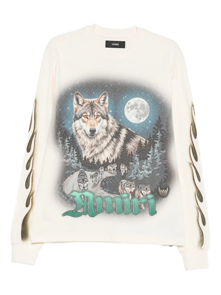  Amiri Long-sleeve T-shirt - Neutrals 