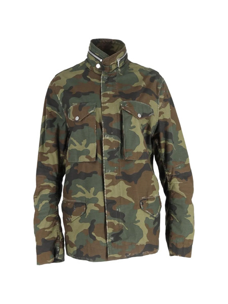  Amiri M-65 Camouflage-print Chest-pocket Jacket - Green 