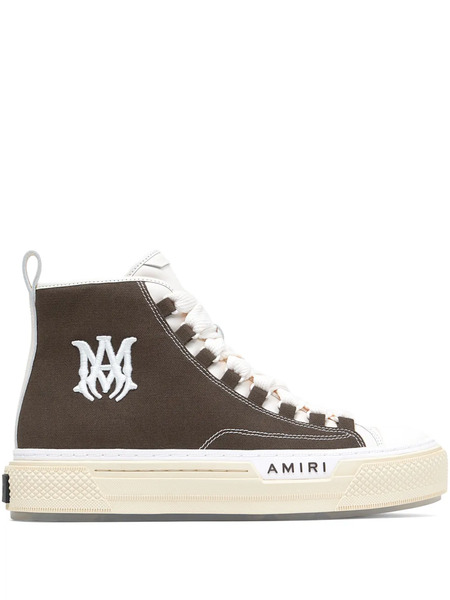  Amiri Ma Court Hi Sneakers - Brown 