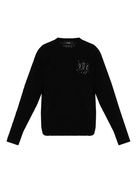  Amiri Ma Crew-neck Sweater - Black 