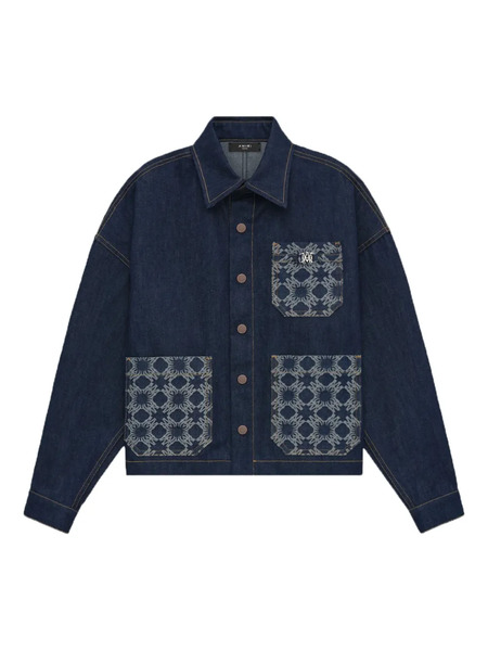  Amiri Ma Quad Denim Jacket - Blue 
