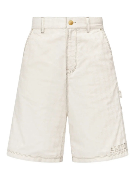  Amiri Ma Quad Monogram Shorts - Neutrals 