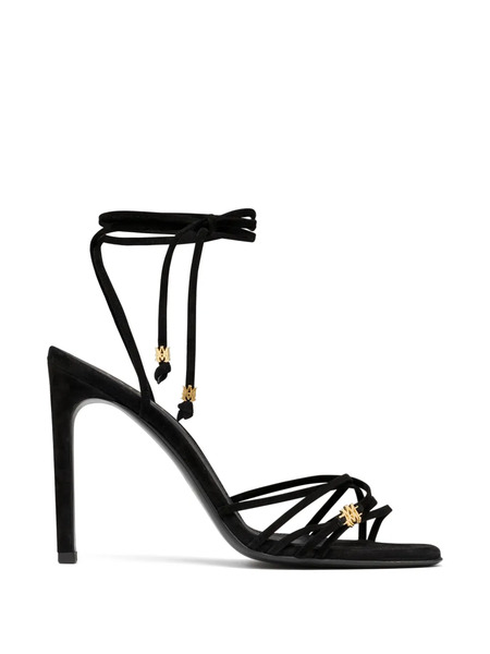  Amiri Ma Tie-fastening Heeled Pumps - Black 