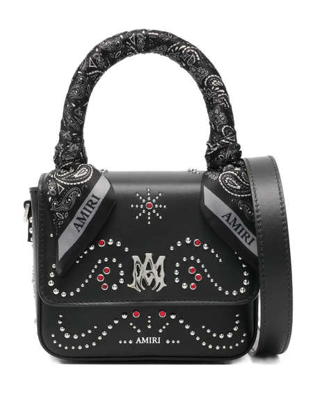  Amiri Micro Ma Stud Tote Bag - Black 