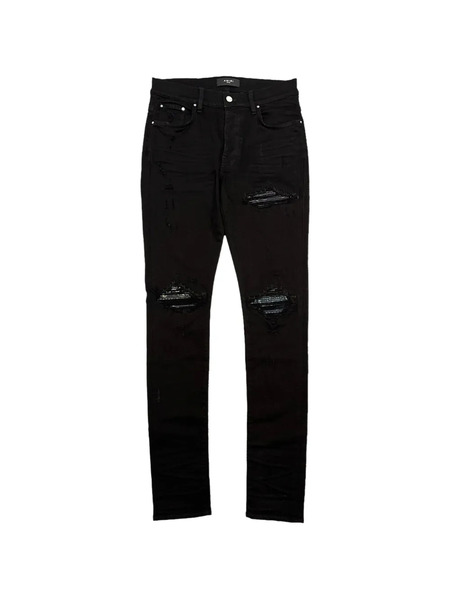  Amiri Mx1 Bandana-patch black Jeans 