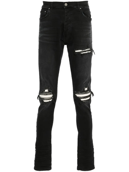  Amiri Mx1 Ultrasuede Jeans - Black 