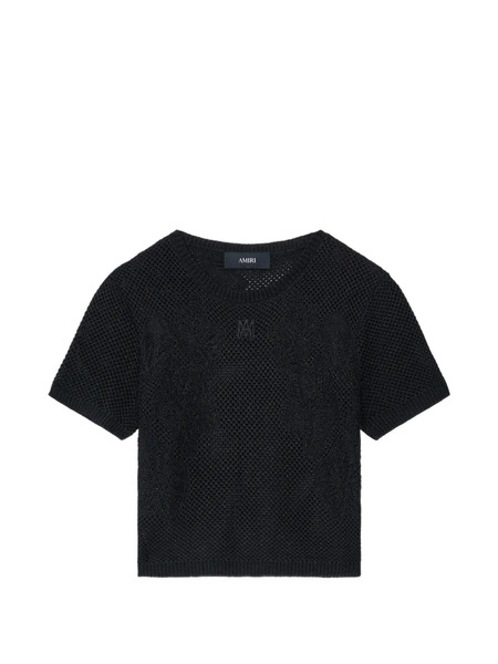  Amiri Open-knit T-shirt - Black 