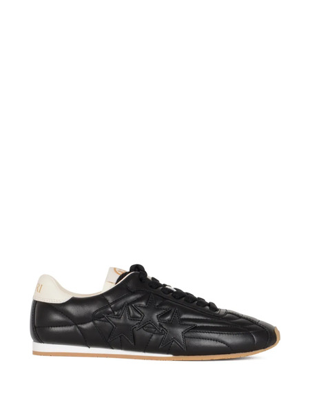  Amiri Pacific Flat Star Quilted Leather Sneakers - Black 